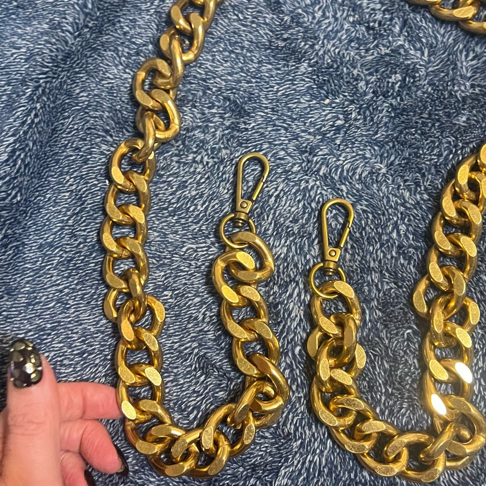 Gold Chain Link Strap